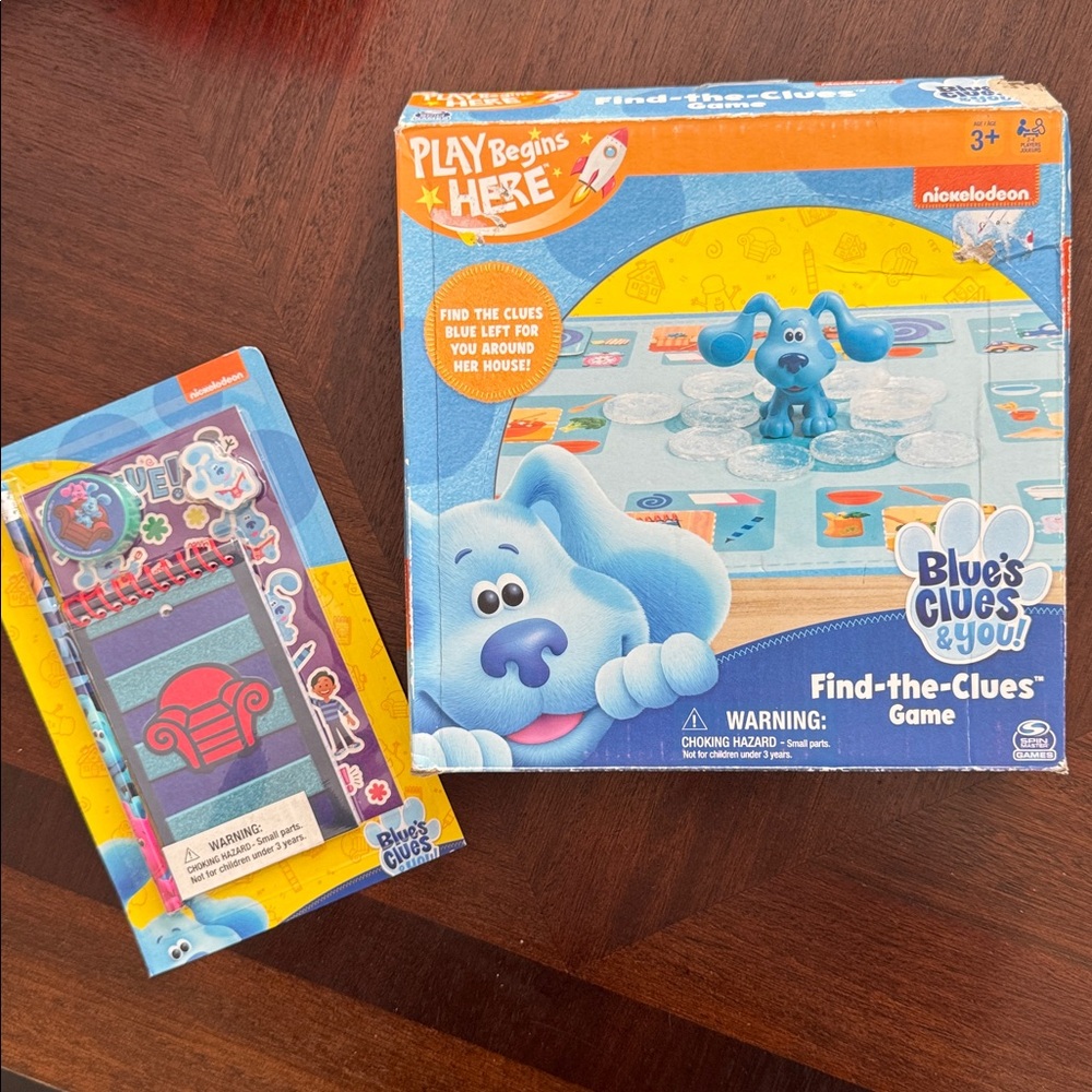 Nickelodeon Blue's Clues Find the Clues, Matching Family Board Game